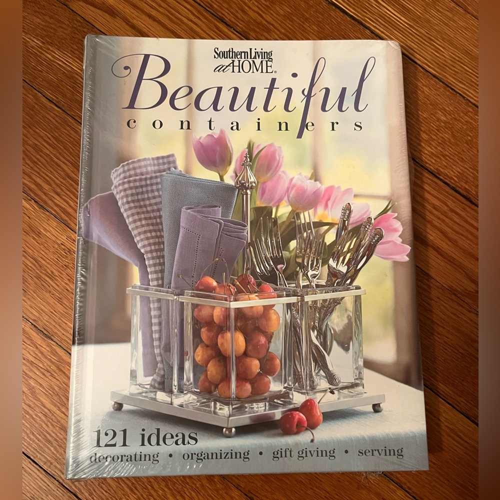 NWT “Beautiful Containers” book by Southern Living; still in shrink wrap